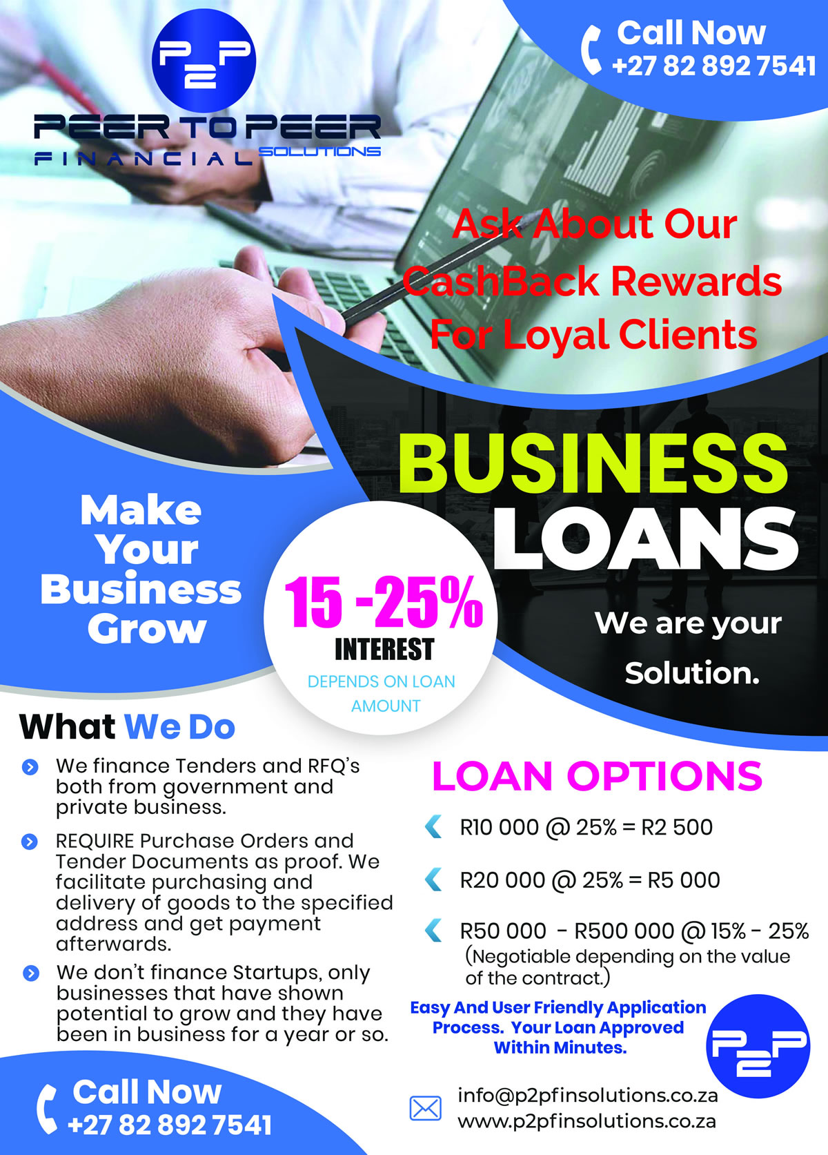 P2P Financial Solutions South African Financial Loans in